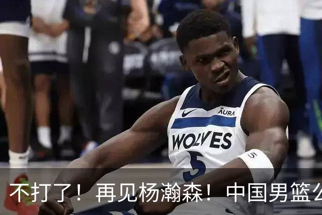 不打了！再见杨瀚森！中国男篮公布十二人名单